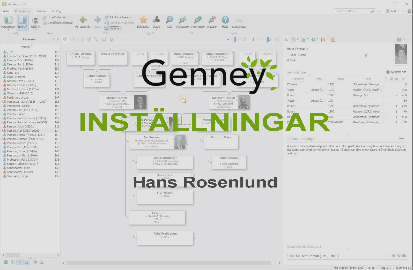 Genney_Inställningar